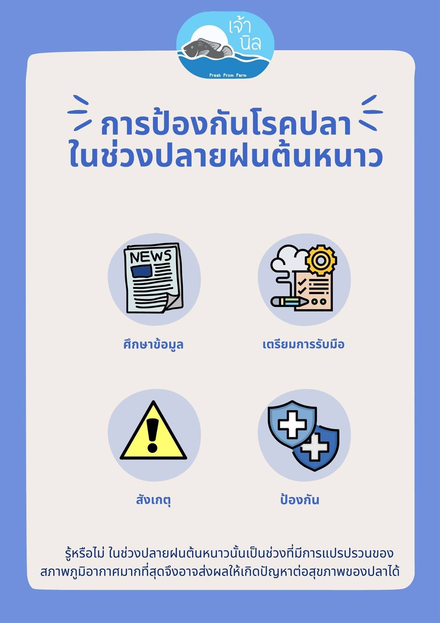 ปัญหาปลาตายในช่วงปลายฝนต้นหนาว